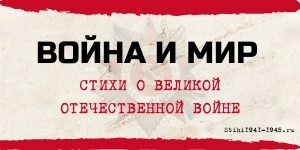 ВОЙНА И МИР баннер
